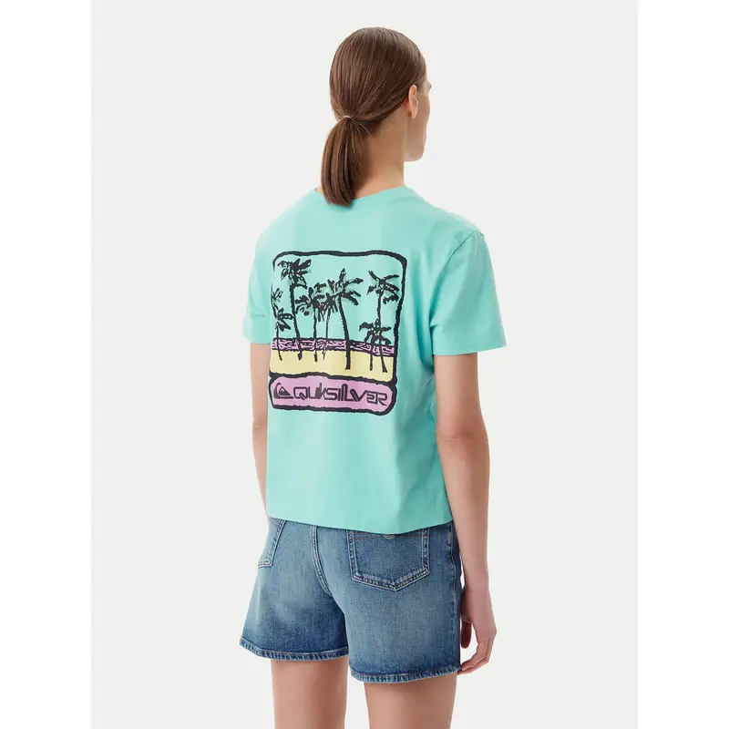 Quiksilver T-shirt Turchese 3990822