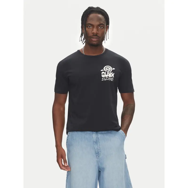 T-shirt Ev Cosmic Vibrations Ss EQYZT08053 Nero Regular Fit