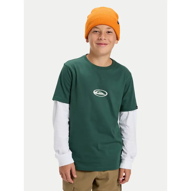 T-shirt Hw Welcome All EQBZT04913 Multicolore Regular Fit