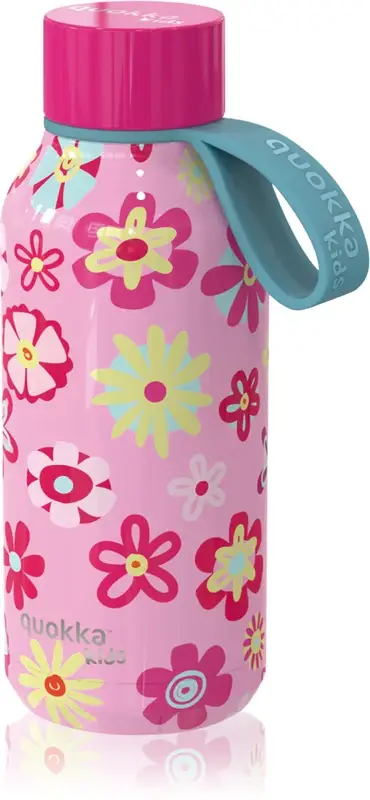 Solid bambini thermos con laccetto fiori 330 ml