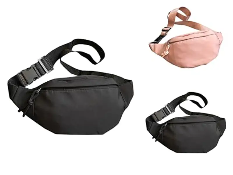 QZLSAYSL Marsupio Uomo Nero 1214615