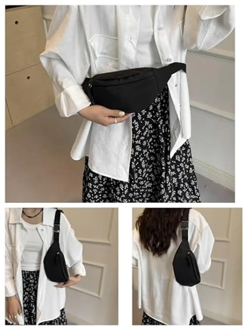 QZLSAYSL Marsupio Uomo Nero 1214615 miniatura 3