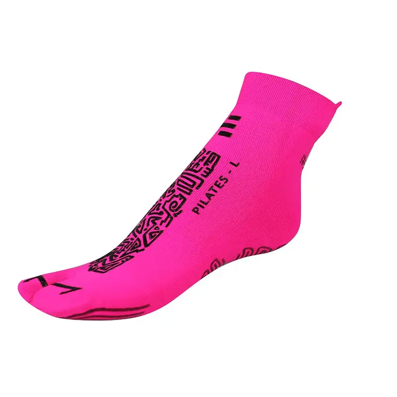 Calze Da Pilates One Finger New Fucsia/Nero Unisex 38/41