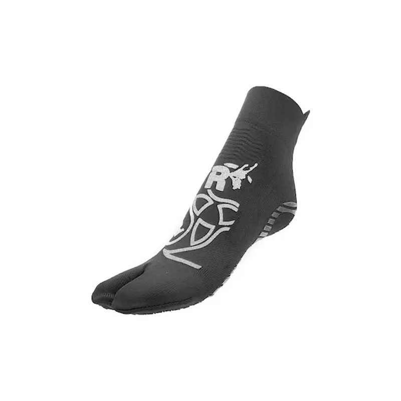 Calze Pilates 1 Finger Grigio Argento Unisex 34/37