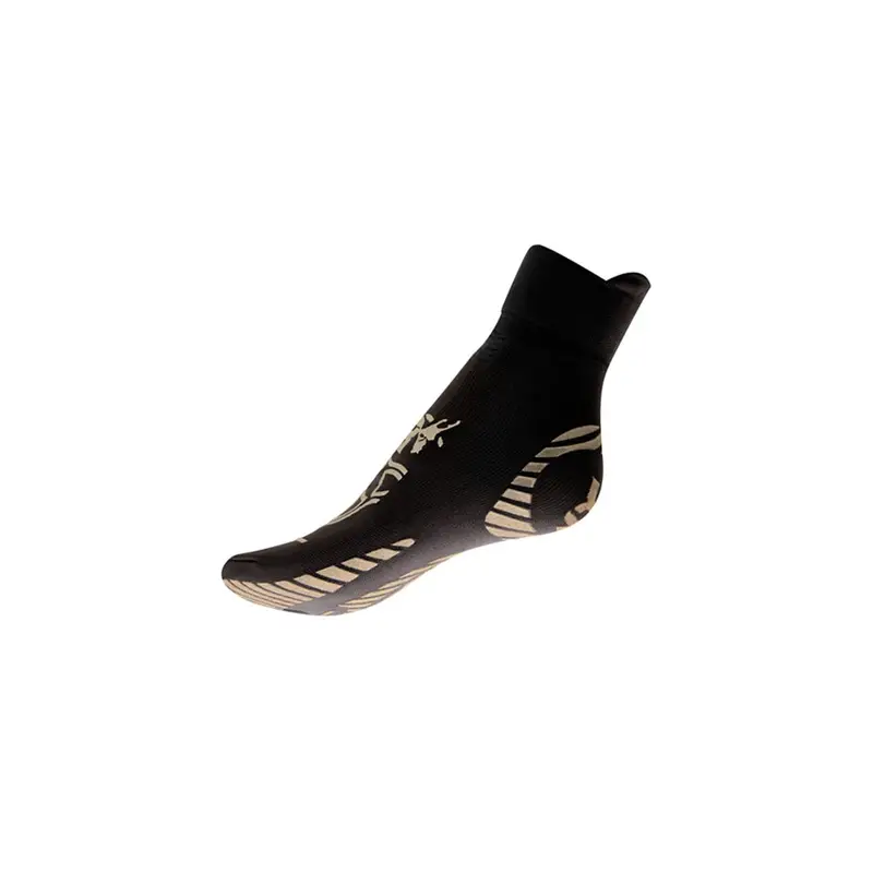 Calze Pilates 1 Finger Nero Oro Unisex 38/41