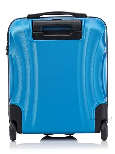 R.Leone Valigia 45x36x20cm Easyjet Trolley Bagaglio a Mano 2 Ruota in ABS 20374ES miniatura 2