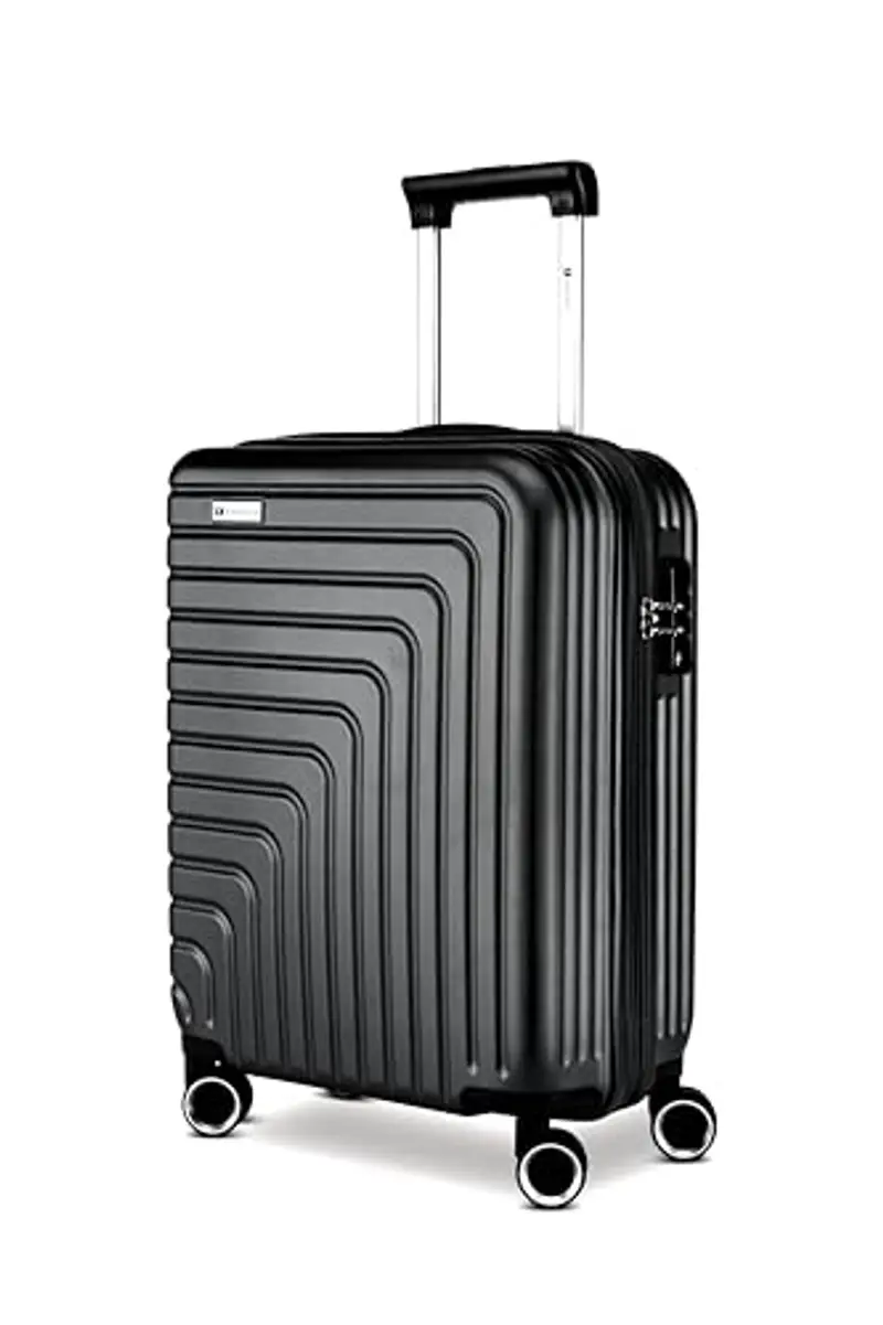 R Roncato Trolley FIBRA, espandibile (NERO, S)