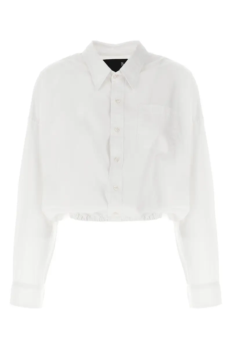 Camicia Crossover Bubble Bianco