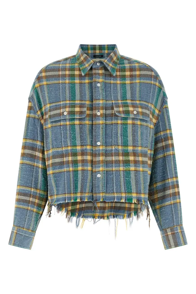 Camicia Frange Azzurro