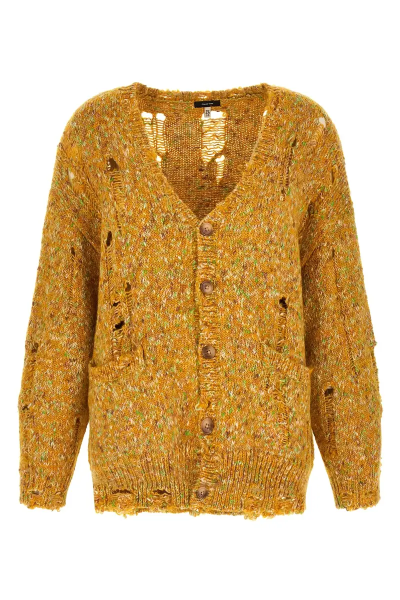 R13 Cardigan Giallo 4201138