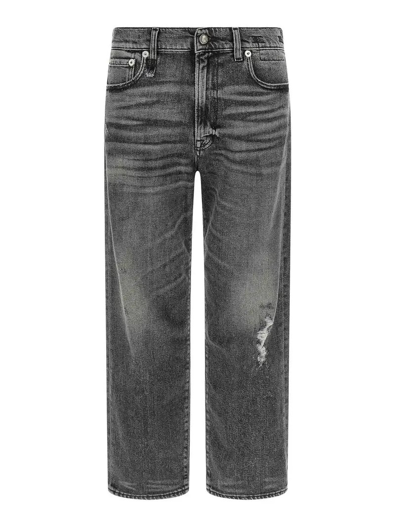 Jeans del fidanzato Grigio