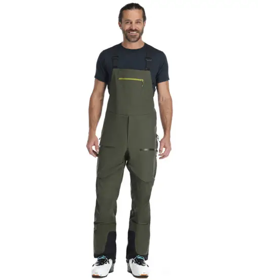 Khroma Kinetic Bib M - pantaloni sci alpinismo - uomo Green