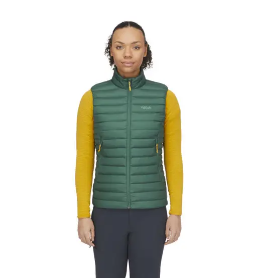 Microlight - gilet in piuma - donna Green