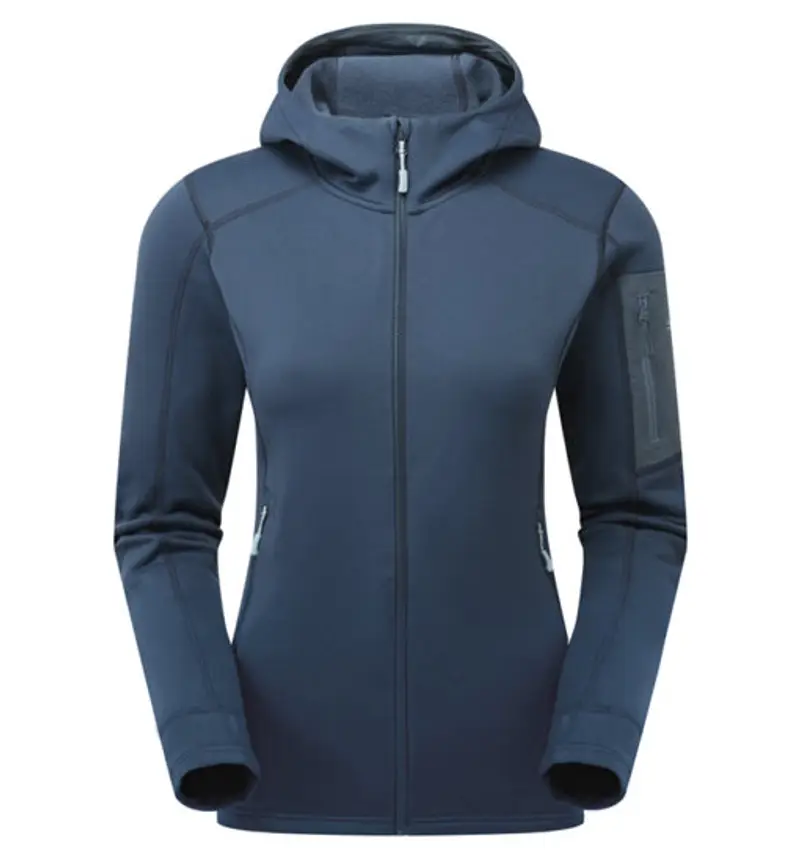 Modulus Hoody - felpa in pile - donna Blue