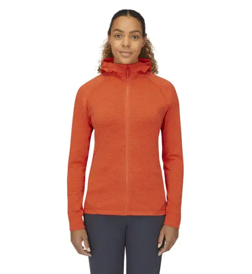 Nexus Hoody W - felpa con cappuccio - donna Red