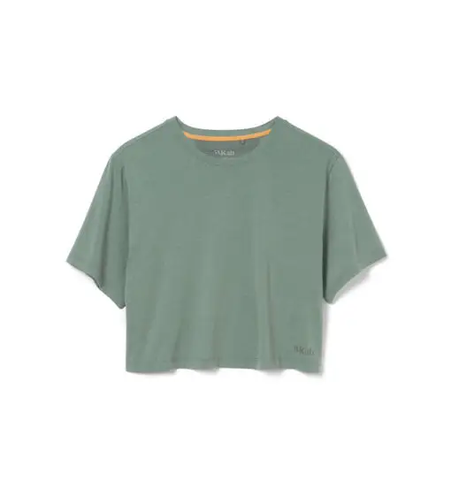 Rivelin Crop Tee W - T-shirt - donna Green