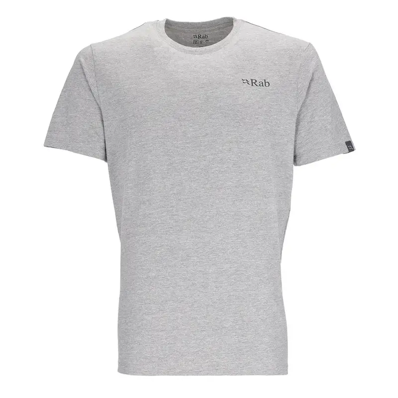 T-Shirt Stance Mountain Peak Grigio Merl Uomo S