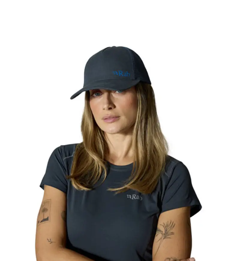 Trucker Logo - cappellino Blue