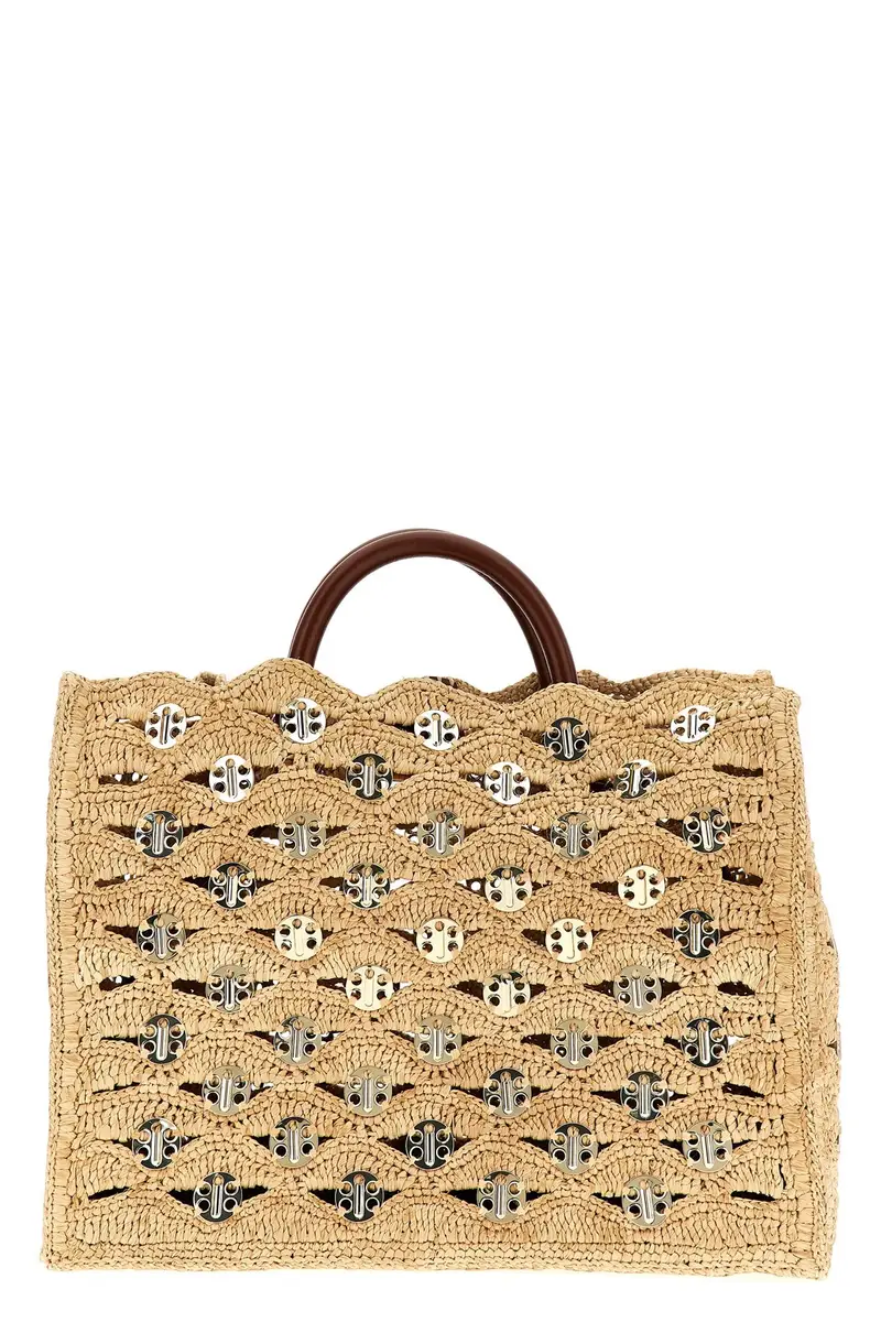 RABANNE Borsa a mano Beige 4161602