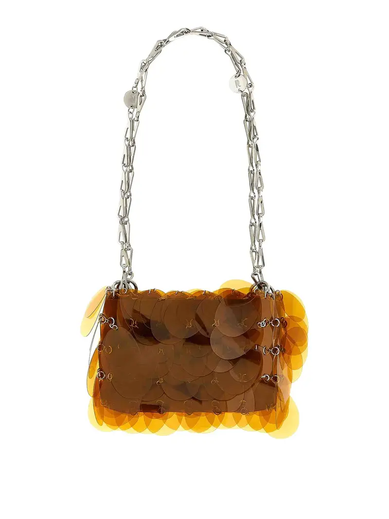 Borsa a tracolla scintillante Arancione