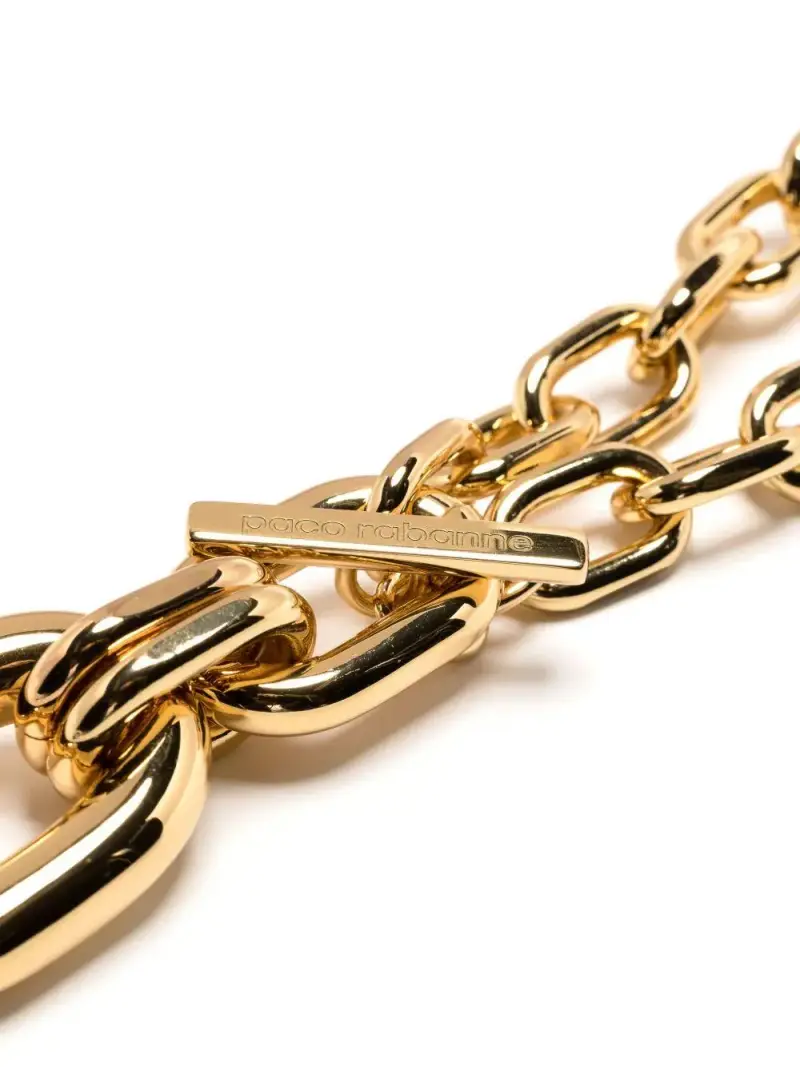collana iconica Rabanne oro miniatura 2