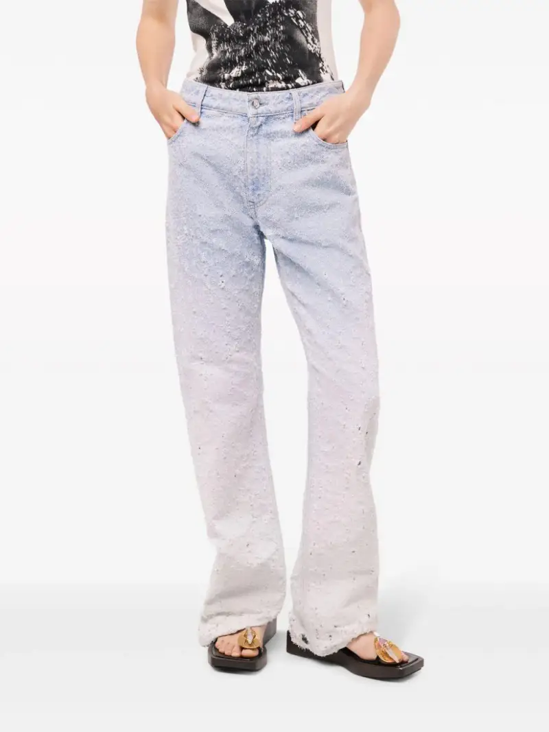 Denim sfumato effetto vissuto miniatura 3