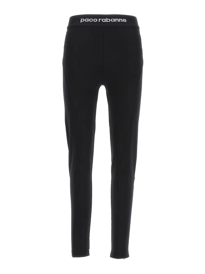 Leggings con logo Nero