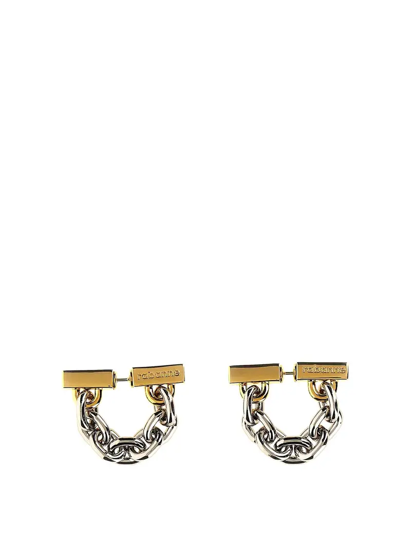 Orecchini a catena XL Multicolore