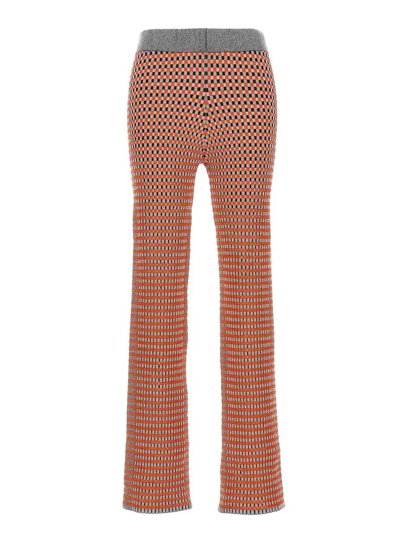 Pantaloni jacquard Multicolore