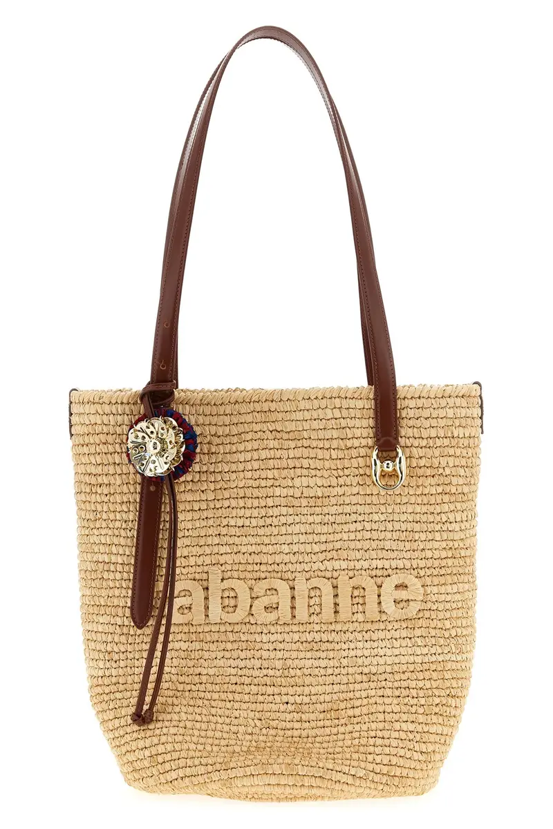 Shopping 'Natural Raffia Tote Bag' Beige