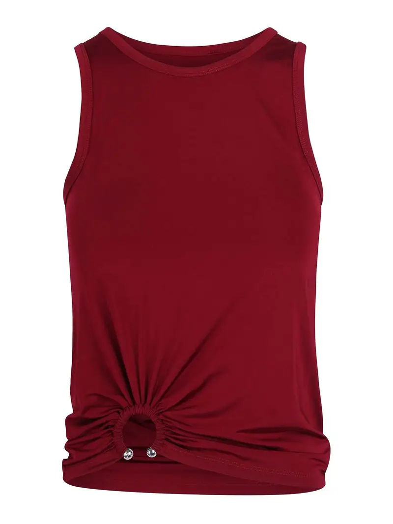 RABANNE Top Rosso 4233797