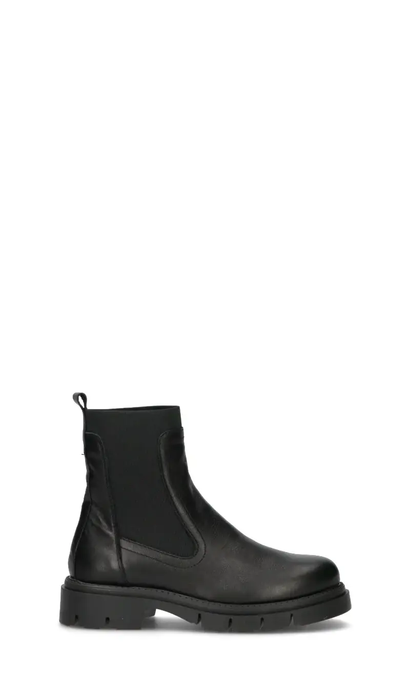 Tronchetto donna nero in pelle Vario