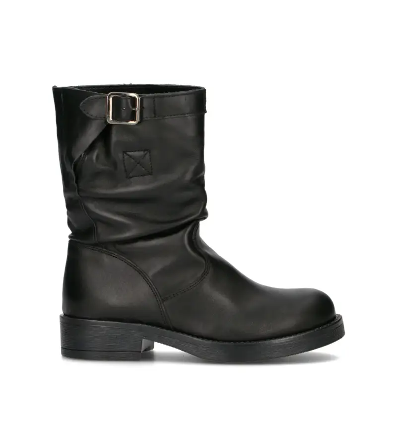 Tronchetto donna nero in pelle Vario