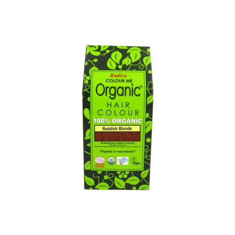 Colorante Vegetale per Capelli Biondo rossiccio, 100 g