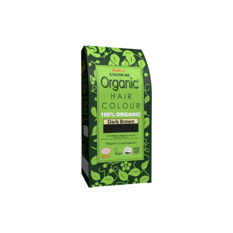 Colorante Vegetale per Capelli Marrone Scuro, 100 g