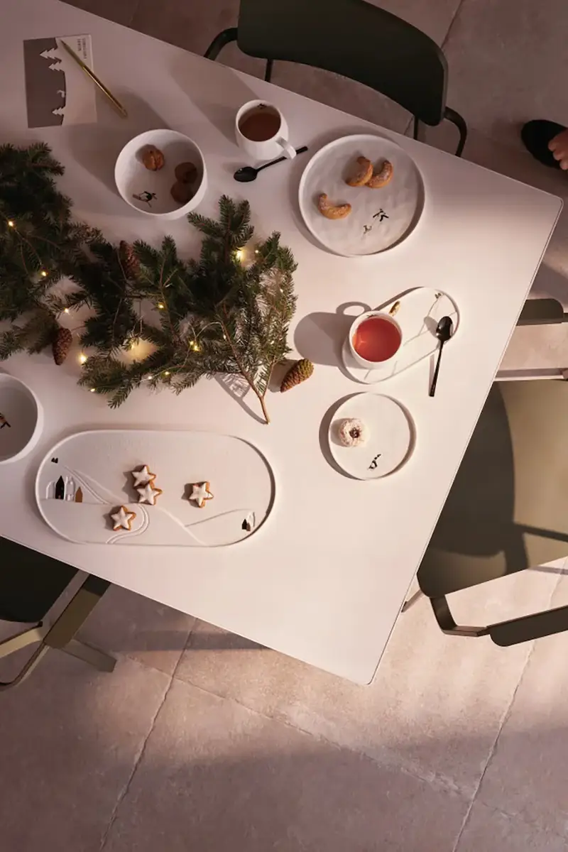 altopiano 40 x 19 x 1 cm colore bianco miniatura 3