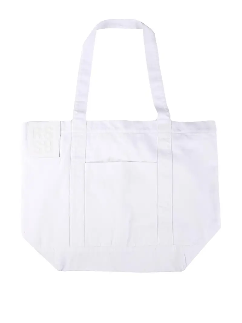 Borsa della spesa con logo Bianco