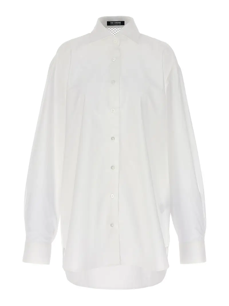 Maglia con inserto in rete Bianco