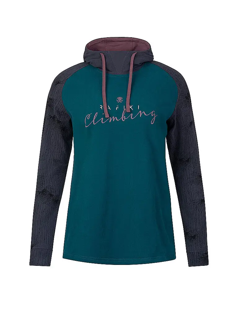 Felpa con cappuccio da donna Estrella petrolio | 34