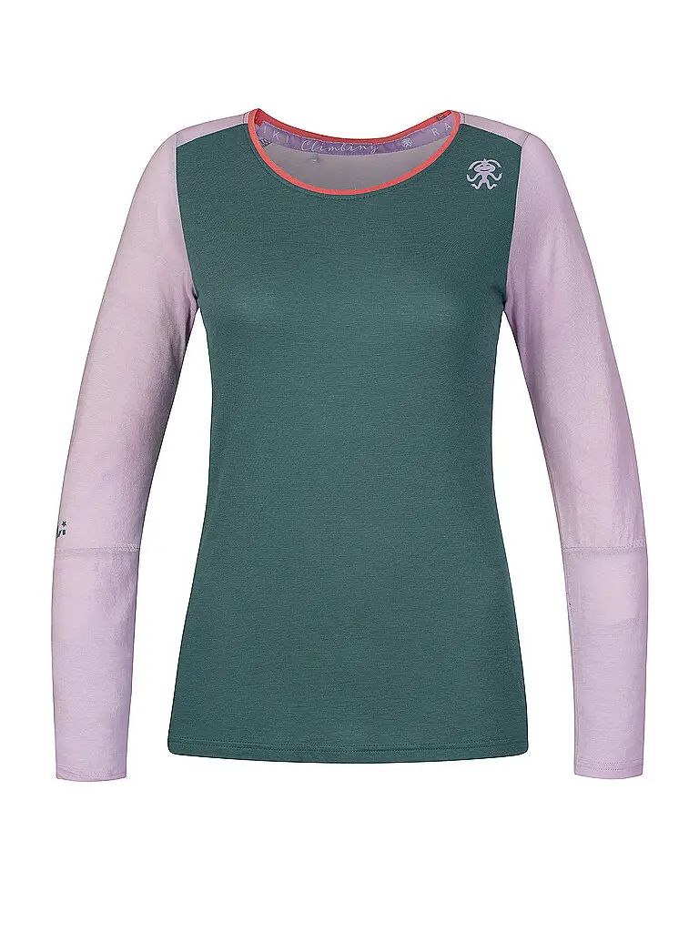 Maglietta da arrampicata da donna Finale petrolio | 36