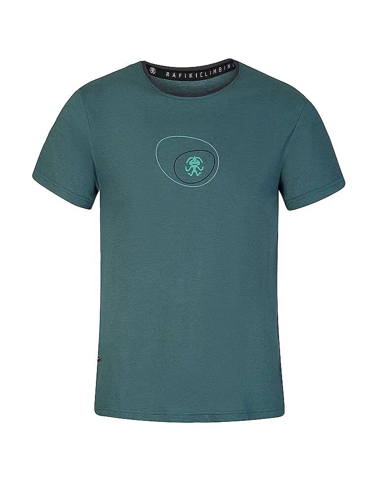 Maglietta da arrampicata da uomo ZOne petrolio | S