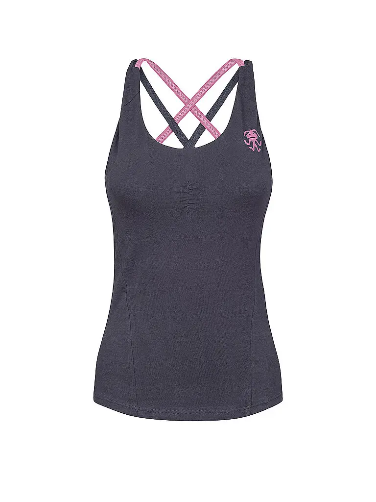 Top da arrampicata da donna Suesca CTN blu | 34