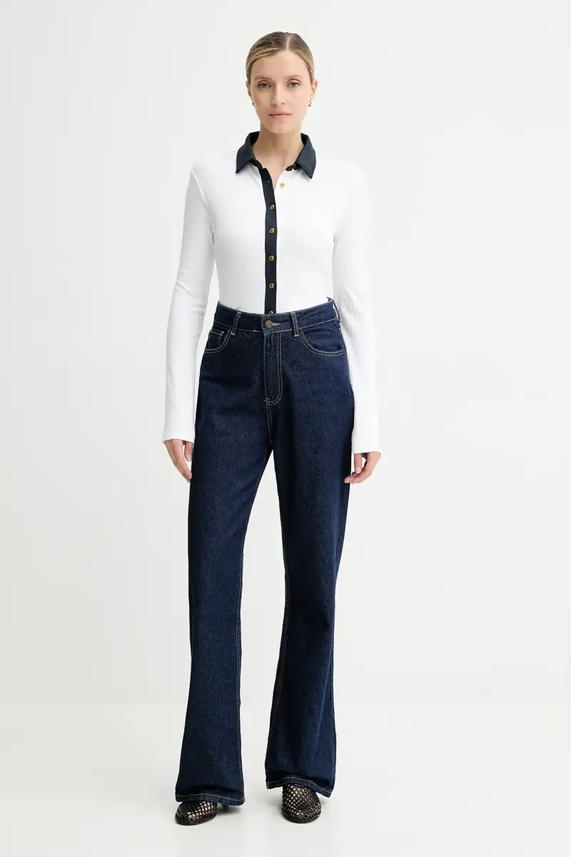 camicia a maniche lunghe colore bianco RE0C25FP3LW miniatura 2