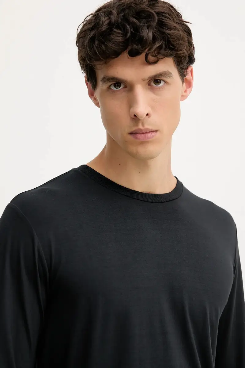 camicia a maniche lunghe colore nero MBC25ST043TJ43 miniatura 4