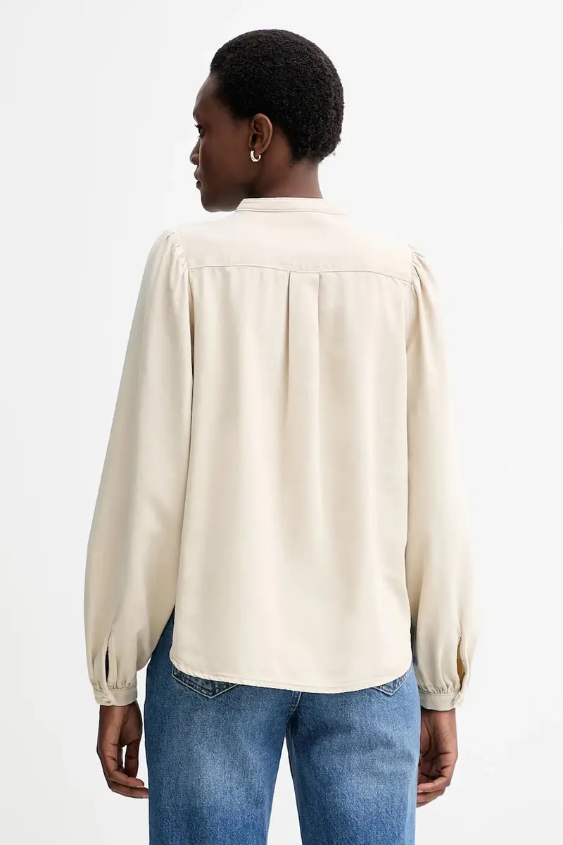 camicia donna colore beige RJ0225FSUSS miniatura 3