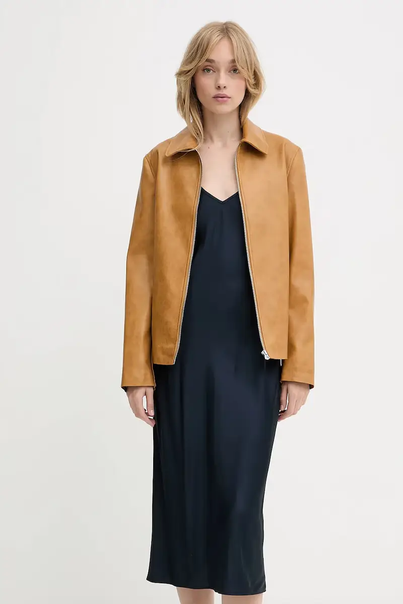 giacca colore marrone WAW25P2001LE01 miniatura 2