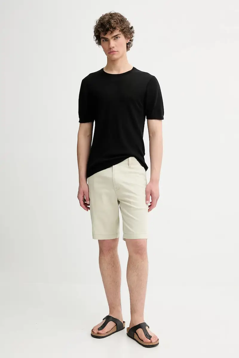 maglietta in lana uomo colore nero MBS25P017BM17 miniatura 2