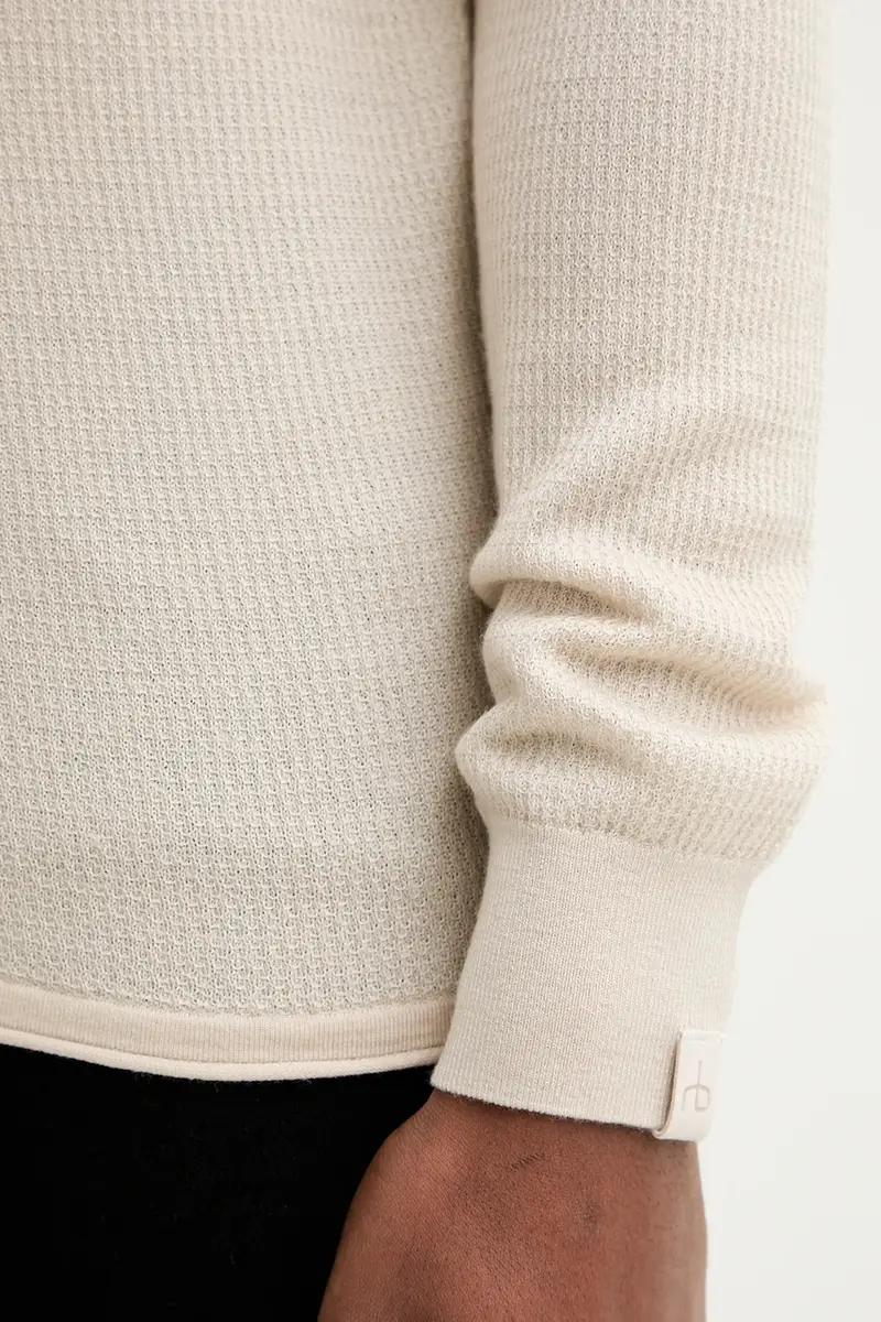 maglione con lana colore beige RH3225F6MWL miniatura 5