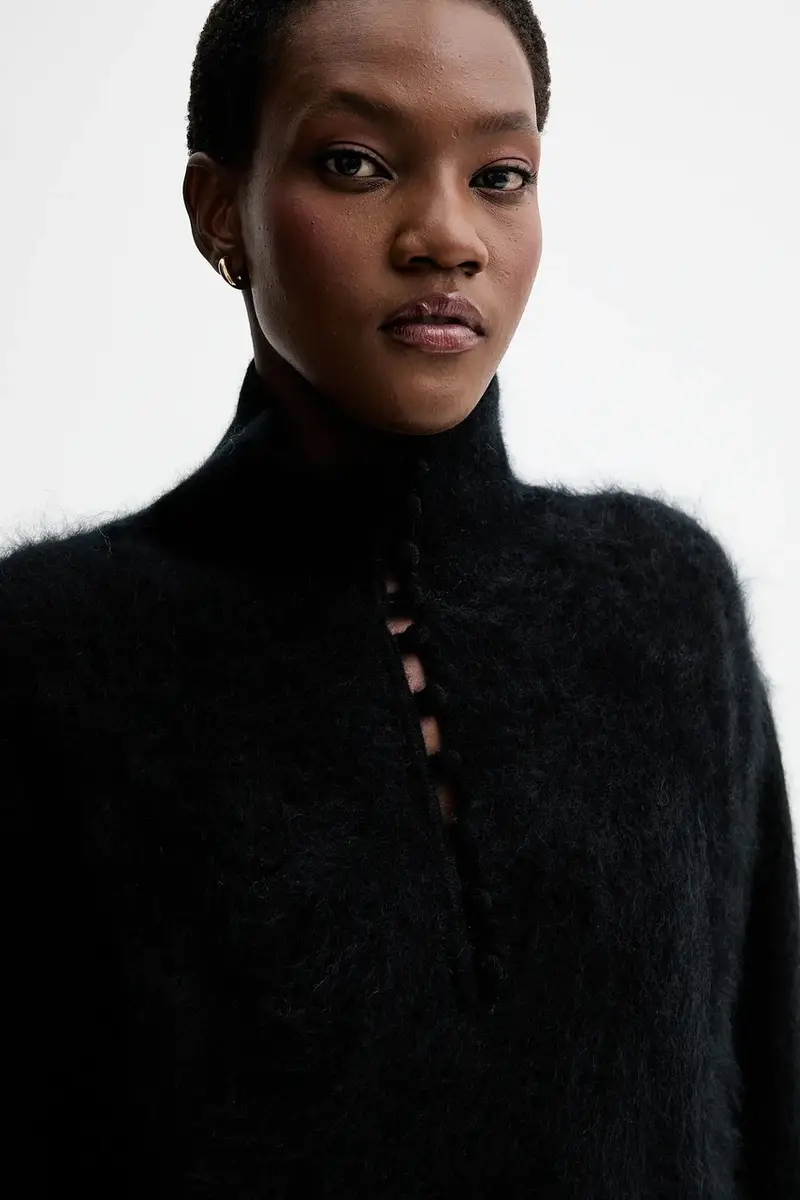 maglione in cachemirie donna colore nero RG6325F6MCA miniatura 4