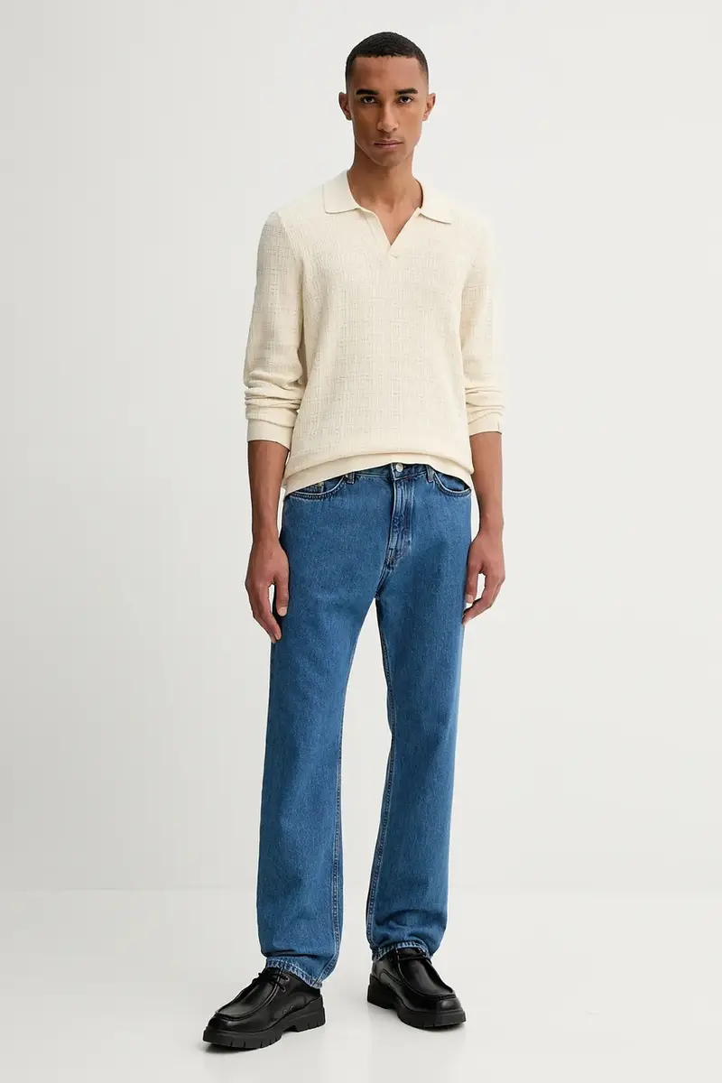 maglione in cotone uomo colore beige RH3625F6MCO miniatura 2